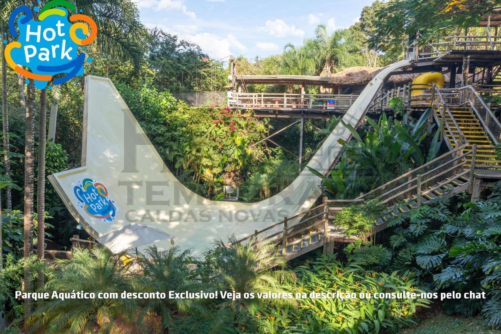 Hotel De Luxo Em Caldas Novas Com Ingressos Com Valor Exclusivo Nos Clubes Hot Park, Lagoa Termas, Waterpark, E Nautico!!! Buitenkant foto